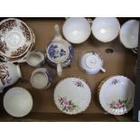 A mixed collection of items to include: Sadler teapot milk and sugar , Royal Kendal 4 trios and