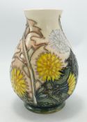 Moorcroft Dandelion vase: Limited edition 199/ 250. Height 13cm