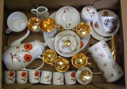 A collection of Arklow dinner, tea and coffee ware items: (1 tray).
