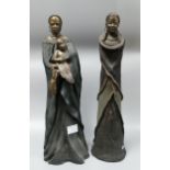 Soul Journeys Maasai figures: Etana gentle spirit and e-siankiki on this festive day. Both limited