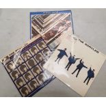 Three Beatles albums: Help, A Hard Days Night and The Beatles 1967-1970 (3).