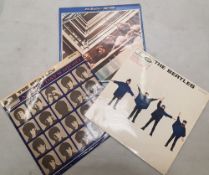 Three Beatles albums: Help, A Hard Days Night and The Beatles 1967-1970 (3).