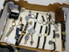A collection of vintage watches including Oris, Seiko, Thermador, Timex, Sekonda etc