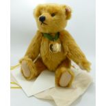 Steiff Collectors Bear Of The Year 2012 with Bag & Cert