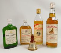 A collection of Various Scotch Whiskey to include Kingsburn, Black & White, Famous Grouse, Dewars