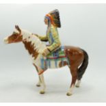 Beswick Indian on skewbald horse 1391: restored ears