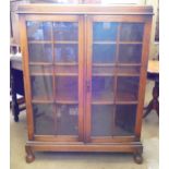 oak glazed Book case