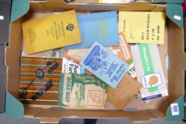 A mixed collection of Ephemera including: early road maps, car manuals & pamphlets etc