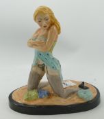 Peggy Davies Limited Edition figure Phoebe: overpainting with nail varnish or similar noted