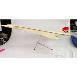 British Airways model of Concorde: an original travel agents large fibreglass model by Skyland