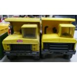 Tonka Mighty Dumper truck x 2 length 47cm(32)