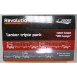 Rapido Trains Inc Branded OO gauge boxed tanker triple packs, Greenenergy Set