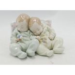 Lladro figure of Sleeping Babies impressed 5722