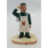 Carlton Ware Red Backstamp Guinness Advertising Figure.