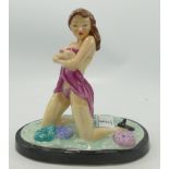 Peggy Davies limited edition figure Phoebe: overpainting with nail varnish or similar noted