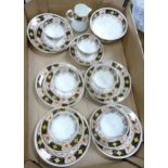 Court China 3179 floral decorated teaset