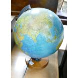 Scan Globe branded Vintage Students Illuminated Globe, height 40cm