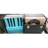 A collection of Lp Records with classical, Pop & Easy Listening Themes(2 trays)