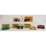 A collection of Boxed Matchbox Lesney toy cars & vehicles including M-4 Ruston-Bucyrus, New Model 33