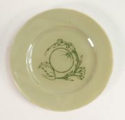 Richard Dennis Tubelined Side Plate Decorated with Tomato Outline, diameter 18.3cm