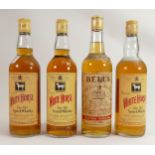 A collection of Vintage Whisky to include Three Bottles of White Horse Scotch Whisky & similar Bells