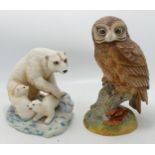 Aynsley Matt Polar Bear & Owl(2)