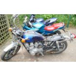 1979 Honda Custom, 78,769 miles, no log book or keys, sold for spares or repair.