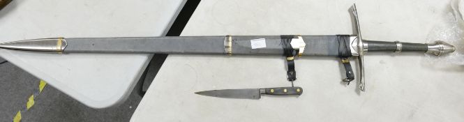 Large Reproduction Non Bladed Broadsword