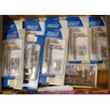 A collection of OO gauge Dapol carded Catenary System Packs of Ten Model train accessories(14)