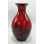 Royal Doulton Flambe Vase Signed Noke: height 17cm