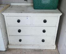 Pine 2 over 2 chest of drawers