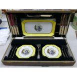 Wedgwood Dickens Theme Cased Cheese Board Set including Cutlery