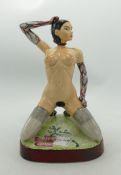 Peggy Davies Artists Original Colorway figure Megan: overpainting with nail varnish or similar noted