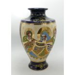 Large Oriental Theme Vase: height 32cm