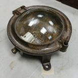 Reproduction Cast Metal Industrial Wall Lamp, diameter 27cm