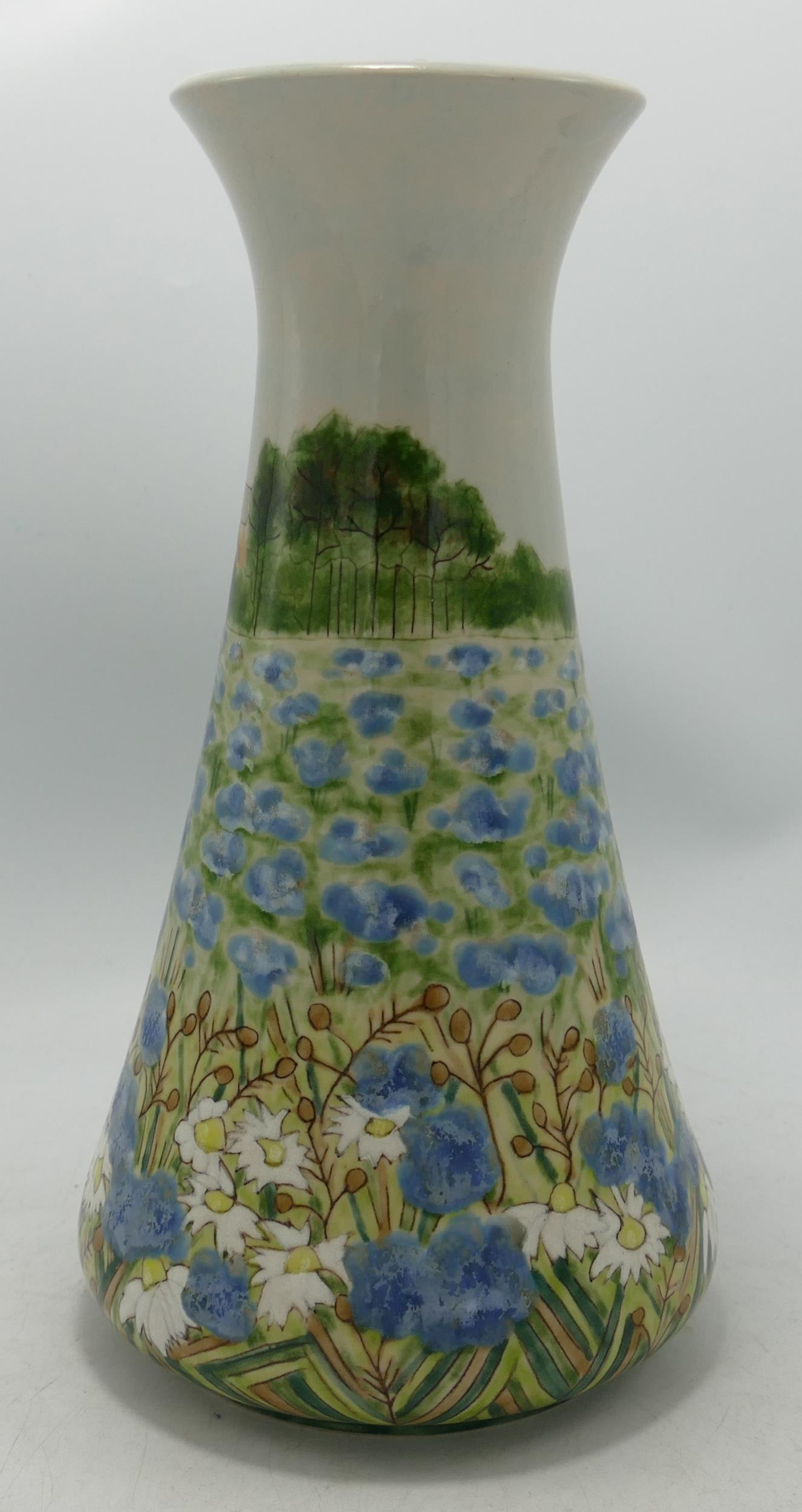 Cobridge stoneware Pyghtle vase: Height 22cm