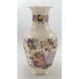 Masons Amethyst Patterned Vase: height 25cm