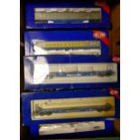 Heljan OO gauge Model Train Wagons including Cargowaggon 5000, 5005 x 2, 5002, 17005106 & 17005108(