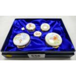 A Collection of Crummles For Royal Doulton Limited Edition Bunnykins theme enamel boxes, largest