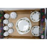 Royal Doulton Larchmont Patterned Part Tea Set