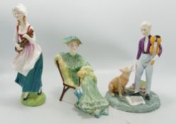 Royal Doulton Seconds Lady Figures to include The Young Master Hn2872, Ascot Hn2356 & Lizzie