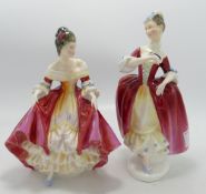 Royal Doulton Lady Figures to include Southern Belle Hn2229 & Masquerade Hn2259(2)