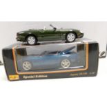 Boxed Maisto 1:18th Scale Model Cars: Jaguar XK 180 & XK8(2)