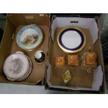 A mixed collection of Mainly Decorative Aynsley, Cabinet plates and Wedgwood and Royal Grafton