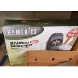 Homedics shiatsu massager in box