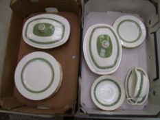 Royal Doulton Dinner ware items in the Sarabande pattern to include 2 Lidded Tureens, 5 dinner