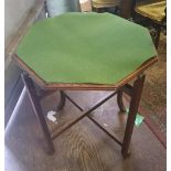 1940s Oak Collapsible card table