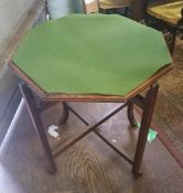 1940s Oak Collapsible card table