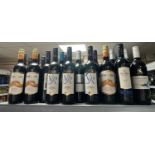 24 bottles of red wine to include Hardy's, Echo falls, Gallo family, Eaglehawk