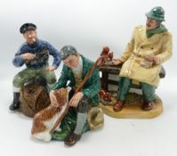 Royal Doulton Seconds Character Figures to include Lunchtime Hn2485, The Master Hn2325 & The Lobster